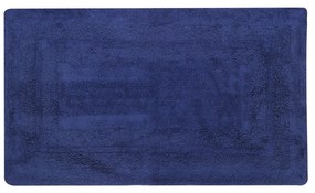 Tappeto bagno 50x80 cm cotone blu