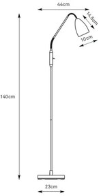 Markslöjd 108887 - Lampada da terra LED dimmerabile PATRO LED/4,9W/230V beige