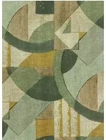 Vinyltapete Abstract 1928 von Zoffany - Antique Olivine