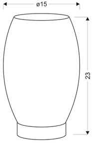 Lampada da tavolo Venus 1xE27/60W/230V nero/oro