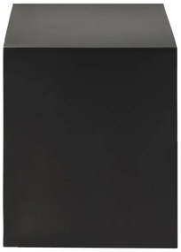 Comodino da parete BEKIM nero, montaggio incluso