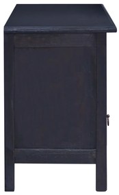 Mobile porta tv caffè nero chiaro 100x30x45 cm in legno mogano