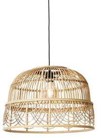 Lampada a sospensione intelligente in rattan 49 cm incl. WiFi G95 - Michelle