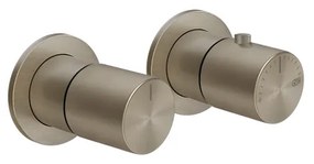 Parte esterna miscelatore doccia termostatico doccia a parete 1 via senza parte incasso brushed brass 70032 Gessi