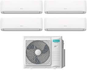 Condizionatore Quadri Split Hisense Hi-Comfort 12+12+12+12 con 5AMW105U4RQC R-32 Wi-Fi Integrato