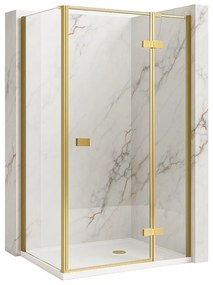 Cabina doccia Rea Atlas 120x100 Brush Gold