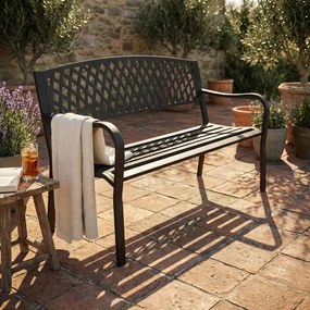 AMADO - panchina da giardino 2 posti in ferro