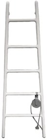 Termoarredo elettrico a fluido  SCALETTA 250 W  bianco lucido L 48 x H 139 x P 5 cm