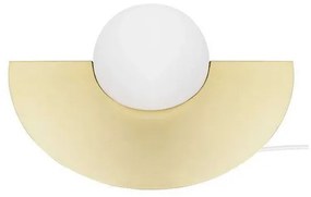 Roccia Lampada Da Tavolo Ottone Spazzolato - Globen Lighting