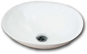 Antonio Lupi Servo Lavabo tondo soprapiano diametro 45 cm in Flumood Opaco