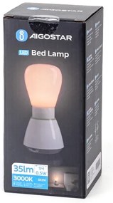 Aigostar - Luce notturna ricaricabile LED/0,5W/5V 3000K 650mAh