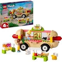 LEGO FRIENDS FOOD TRUCK HOT-DOG CAMION CON CUCINA 2 MINI BAMBOLINE GATTO E ACCESSORI