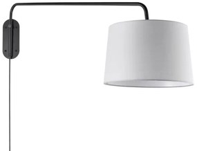 Endon 79380 - Lampada da parete CARLSON 1xE27/40W/230V grigia/nera
