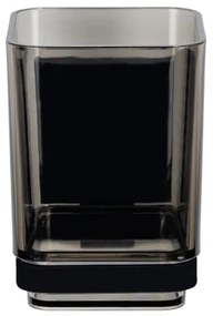 WENKO 71443800 - Bicchiere VACUUM-LOC QUADRO ED 7,5x10 cm nero