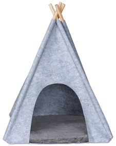 Tenda teepee grigio chiaro per animali domestici Tipi - Wenko