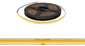 Striscia LED COB 8W/m 24VDC IP20 5m Professional Colore Bianco Naturale 4.000K