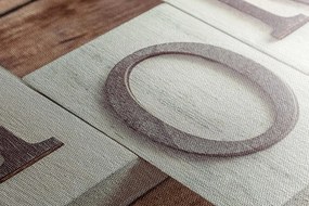 Stampa su tela – Lettere Home