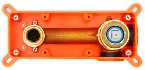 BAT-B0969 - Miscelatore per lavabo da incasso LUNGO nero opaco