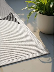 Tappeto da interno/esterno bianco e nero 120x170 cm Duet Bowen – NORTHRUGS