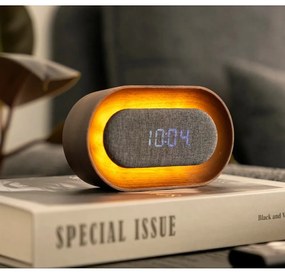 Sveglia digitale Lumos Walnut – Gingko