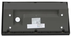 Applique a LED da esterno LED/20W/230V 3000K IP65 nero