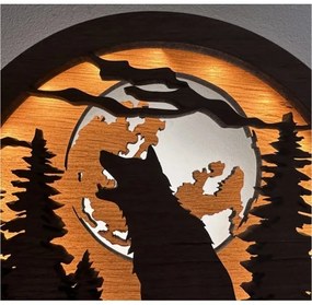 Li-Go 23574/DUB2 - LED dimmerabile decorazione da tavolo LED/12W/230V 20x22 cm rovere