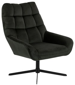 Poltrona verde girevole Paris – Actona