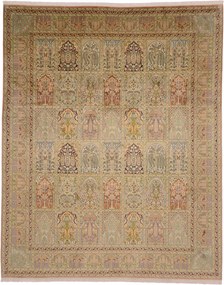 Cashmere Silk Tappeto orientale 310 x 250 (Indian) Annodato A Mano