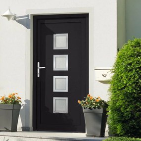 Porta Ingresso Antracite 98x208 Cm İn Pvc /
