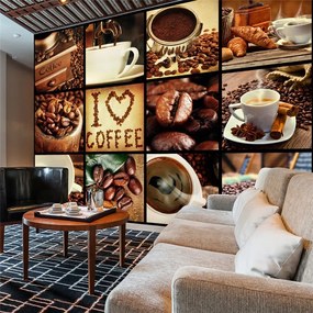 Fotomurale Coffee Collage