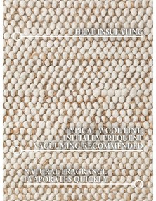 Tappeto beige tessuto a mano con lana 200x300 cm Peas - Villeroy&amp;Boch