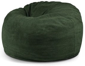 Puof a sacco verde con rivestimento in velluto a coste Om 110 – SLOWDOWN