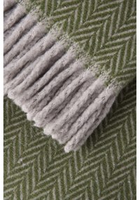 Plaid verde con contenuto di cotone , 140 x 180 cm Skyline - Euromant