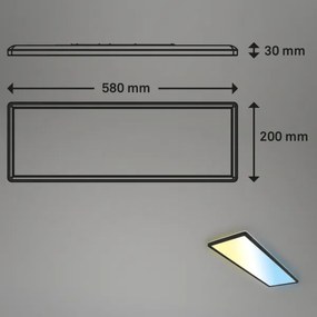 Brilo - Plafoniera LED dimmerabile SLIM LED/23W/230V + +TC