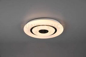 Plafoniera rana led diffusore effetto cielo stellato con telecomand...