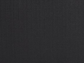 Letto in ciniglia nero 180 x 200 cm AMBASSADOR Beliani