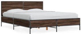 Giroletto Rovere Marrone 120x200cm İn Legno Multistrato Metallo /