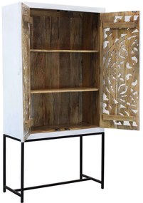 OHM - credenza con decoro 2 ante legno e ferro