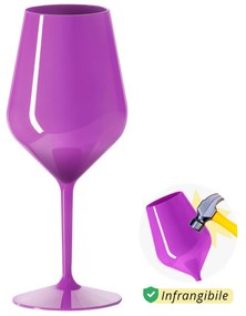 Calice vino in tritan 470 ml viola