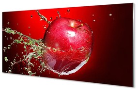 Quadro acrilico Gocce di mela d'acqua 100x50 cm