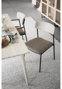 Sedie da pranzo in colore beige-naturale in set da 2 Maymont - Rowico