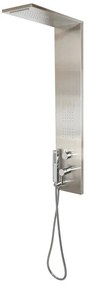 Colonna doccia idromassaggio Slim Satin grigio 3 getti