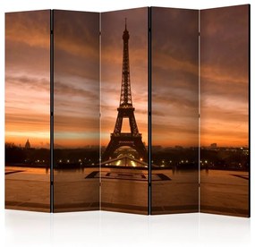 Paravento Eiffel tower at dawn II [Room Dividers]