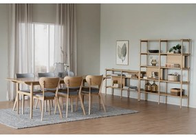 Sedie da pranzo grigie in set di 2 Kato - Rowico