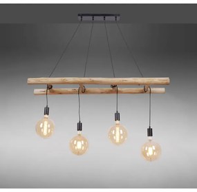 Leuchten Direkt 15025-18 - Lampadario a sospensione con filo EDGAR 4xE27/60W/230V