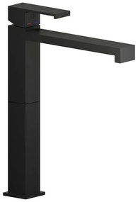 Rubinetto per lavabo getto aerato MIA nero verniciato a polvere opaco NOBILI H 30.4 cm