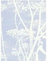 Cole & Son Carta da parati Cow Parsley - hellblau/ cremeweiß