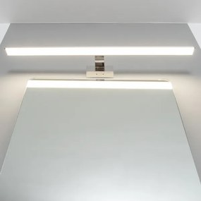 Brilagi - Specchio da bagno con luce LED VESTRA, 15 W/230 V, 80 cm, IP44, cromato