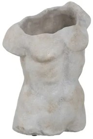 Vaso Grigio Cemento Busto 20,5 x 13 x 29 cm