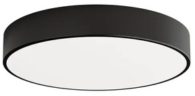 Plafoniera da bagno con sensore CLEO, 4xE27/24W/230V, Ø 50 cm, IP54, nera